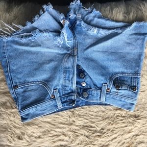 Levi’s jean shorts 501 size 24
